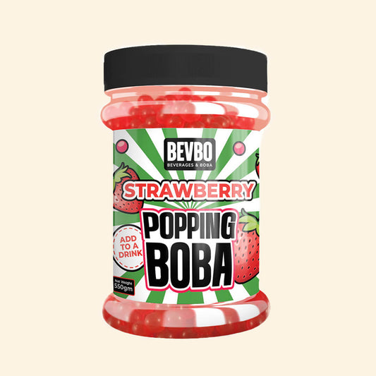 Strawberry Popping Boba