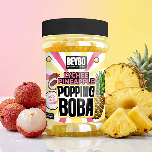Lychee Pineapple Popping Boba