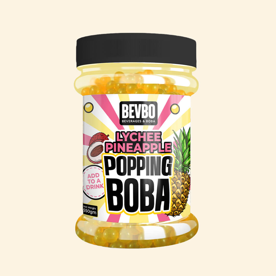 Lychee Pineapple Popping Boba
