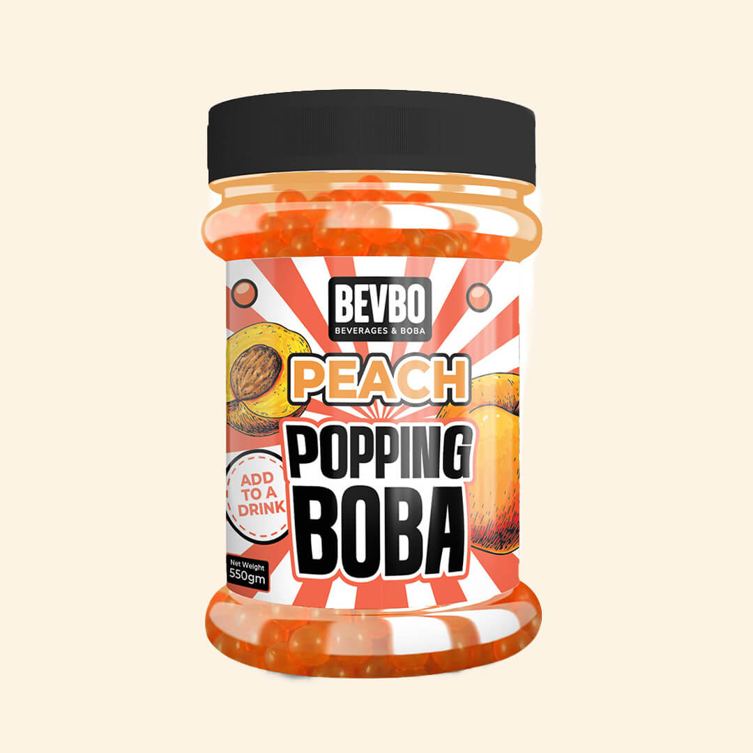 Peach Popping Boba