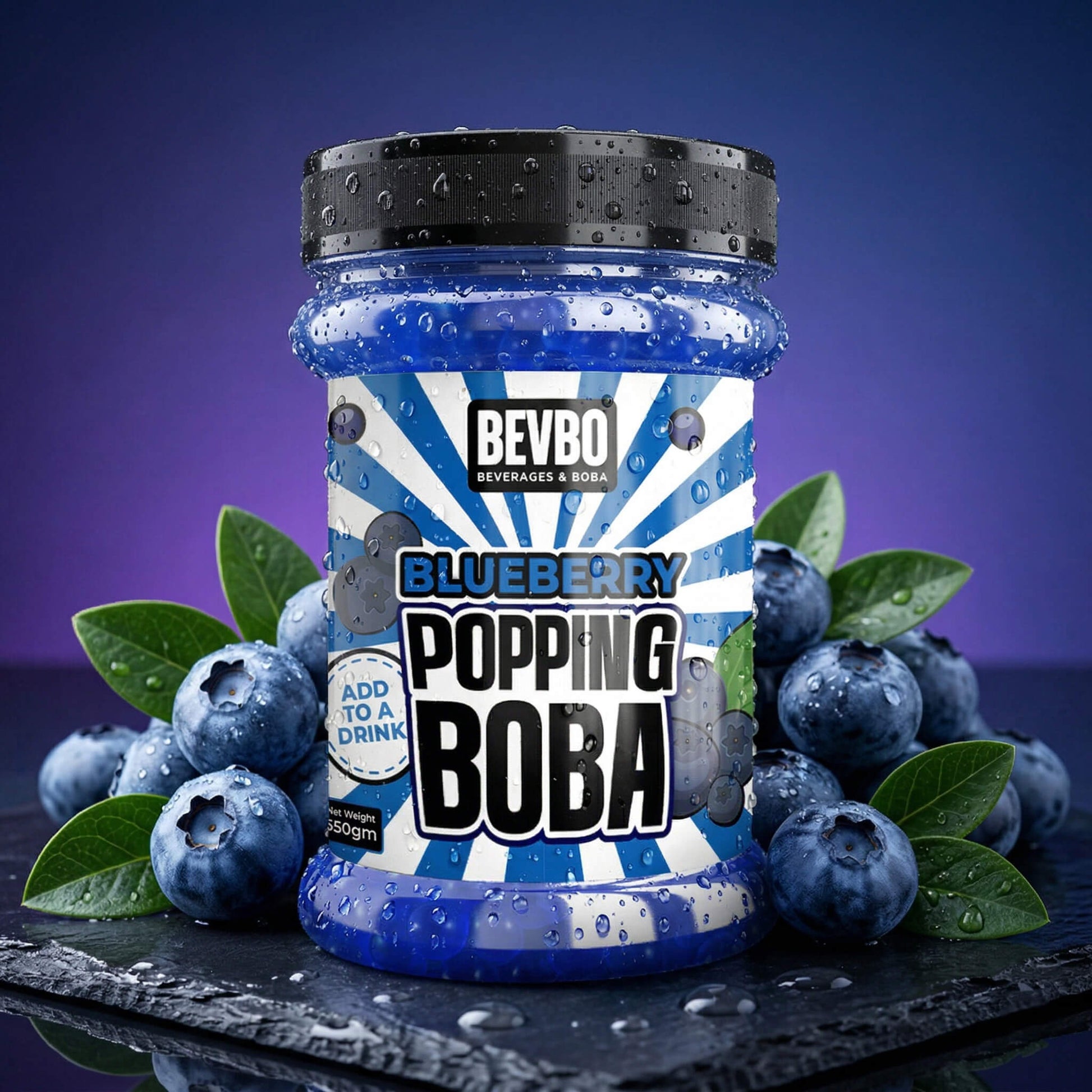 Blueberry Popping Boba