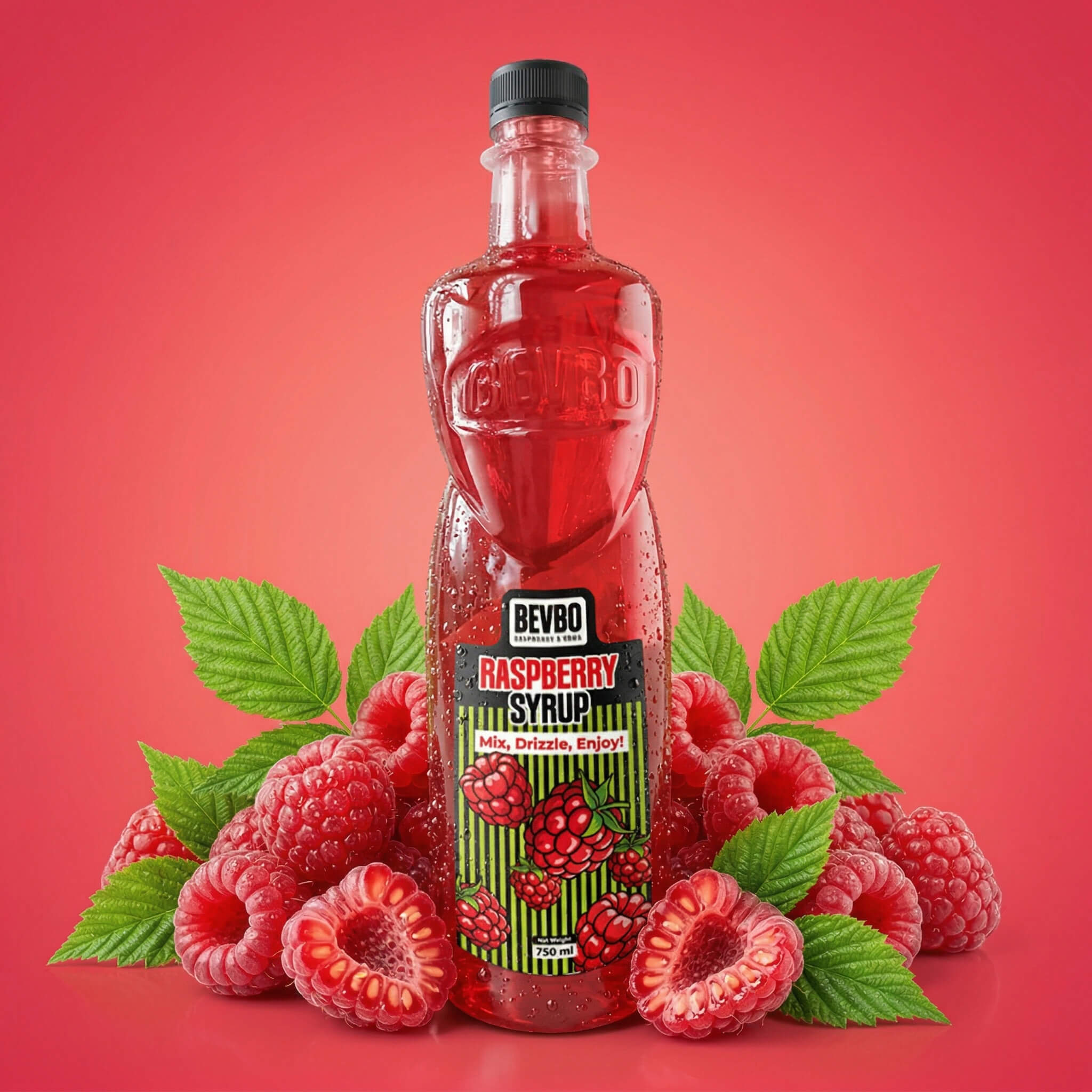 Raspberry Flavoured Syrup – Bevbo Beverages