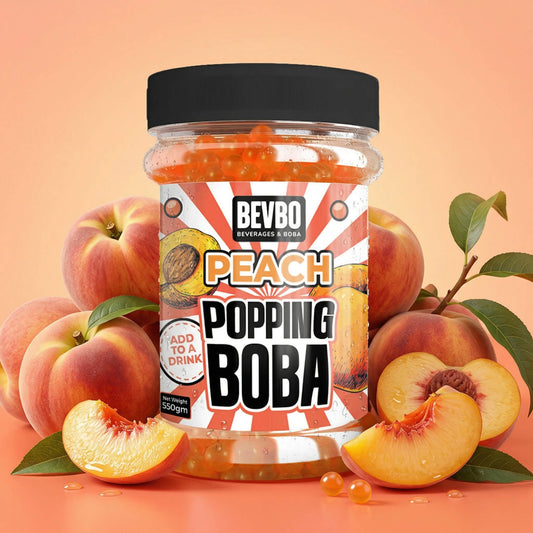 Peach Popping Boba